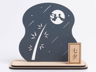 織姫と彦星の七夕飾り